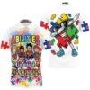 Autism Support Boys Abilities Outweigh Disabilities Polo Shirt