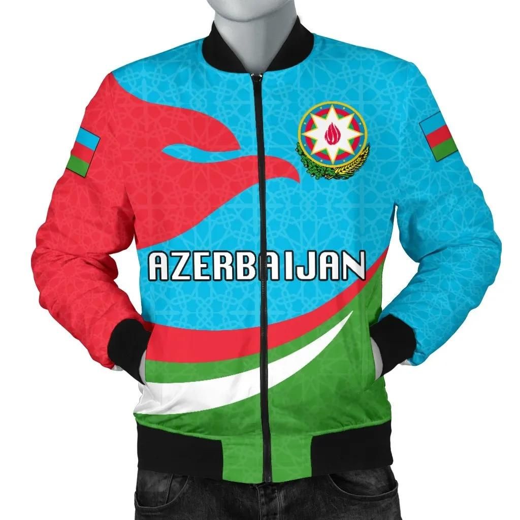 Azerbaijan Men Bomber Jacket Proud Version K4 Bomber Jacket Azerbaijan Men Bomber Jacket Proud Version K4 Bomber Jacket