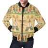Aztec Indians Navajo Tribal Native American Print Mens Bomber Jacket