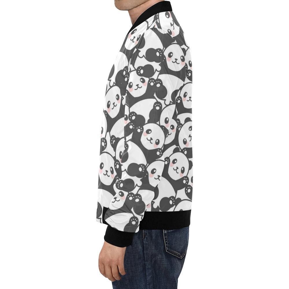 Baby-Panda-Pattern-Print-Mens-Bomber-Jacket-1