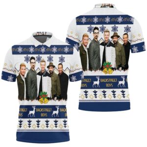 Backstreet Boys Christmas Knitting Pattern Fan Quilt Blanket 3D Polo Shirt