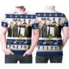 Backstreet Boys Christmas Knitting Pattern Fan Quilt Blanket 3D Polo shirt