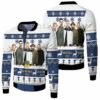 Backstreet Boys Christmas Knitting Pattern Fan Quilt Blanket 3D T Shirt Hoodie Sweater Jersey Bomber Jacket Model 456 Bomber Jacket