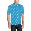 Badminton Ball Pattern Print Design 08 Men Polo Shirt