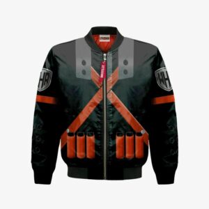 Bakugou Bomber Jacket Custom MHA The Three Musketeers Cosplay Costumes Bomber Jacket