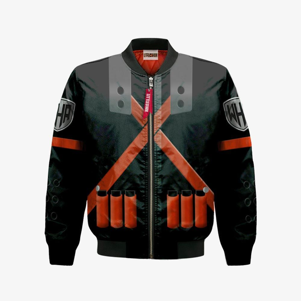 Bakugou Bomber Jacket Custom MHA The Three Musketeers Cosplay Costumes Bomber Jacket Bakugou Bomber Jacket Custom MHA The Three Musketeers Cosplay Costumes Bomber Jacket