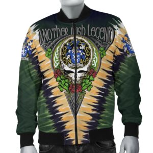 Balle Ireland Bomber Jacket - GD Irish Legend Shamrock V Tie-Dye A7 Bomber Jacket
