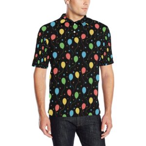 Ballon Colorful Pattern Print Design 04 Men Polo Shirt