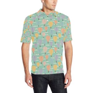 Ballon Pattern Print Design 01 Men Polo Shirt