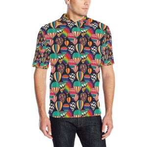 Ballon Pattern Print Design 02 Men Polo Shirt
