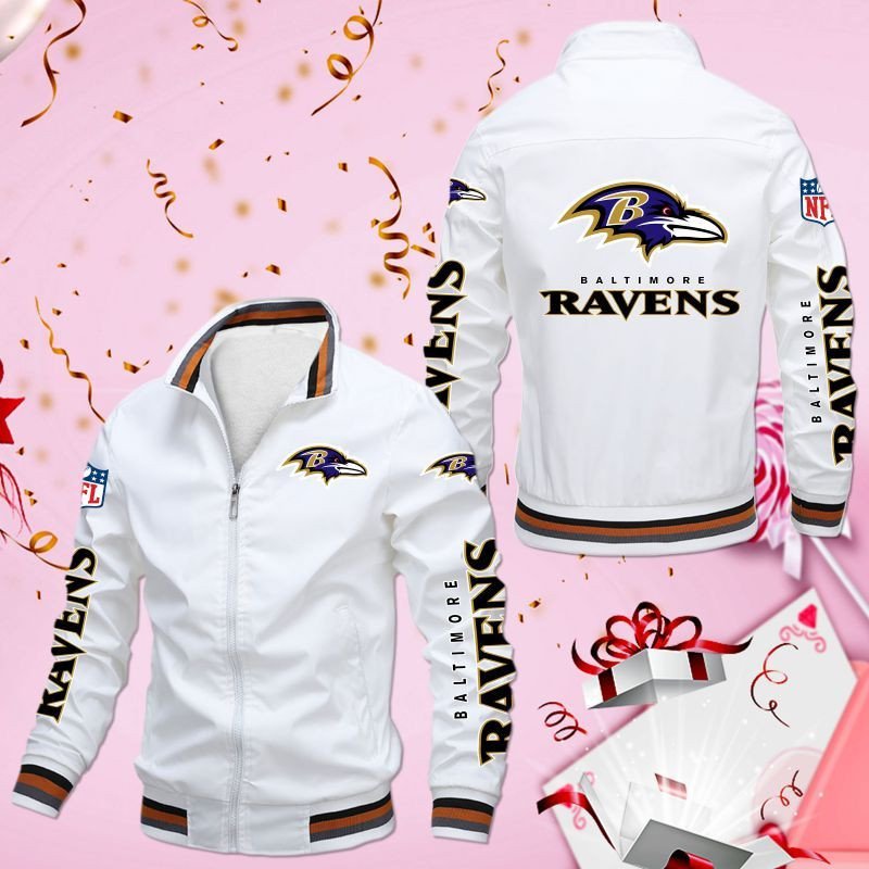 Baltimore Ravens 3D Bomber Jacket Baltimore Ravens 3D Bomber Jacket