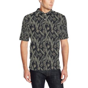 Banana Leaf Pattern Print Design 07 Men Polo Shirt