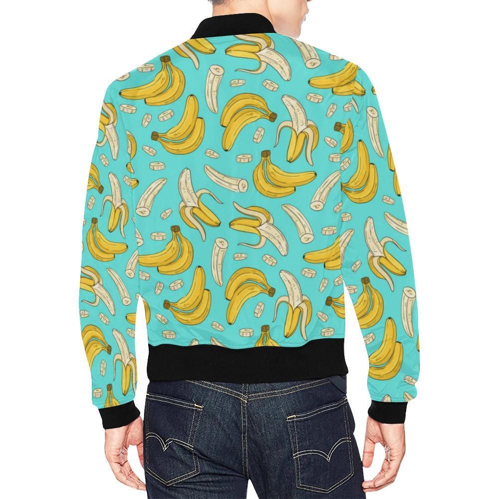 Banana-Pattern-Print-Mens-Bomber-Jacket-2