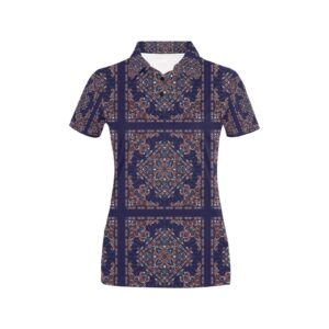 Bandana Print Design Lks3012 Women'S Polo Shirt