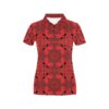 Bandana Red Print Design Lks304 Women'S Polo Shirt