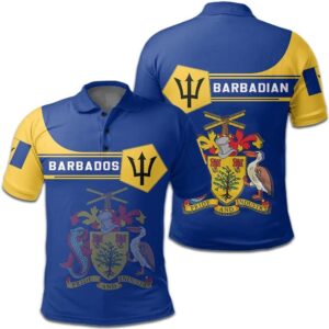 Barbados Coat Of Arms Polo Shirt Simple Style J78