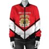 Barbados Coat Of Arms Women Bomber Jacket Lucian Style JW5 Bomber Jacket