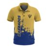 Barbados Men's All Over Print Polo Shirt (Model T55)