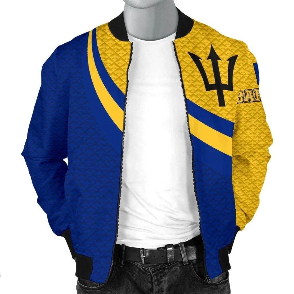 Barbados-Mens-Bomber-Jacket-Barbados-Coat-Of-Arms-and-Flag-Color-BN18-Bomber-Jacket-2