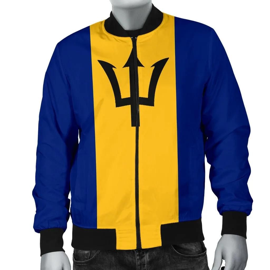 Barbados Men's Bomber Jacket Original Flag A7 Bomber Jacket Barbados Men's Bomber Jacket Original Flag A7 Bomber Jacket