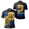 Barbados Men's Polo Shirt - Flying Fish J0