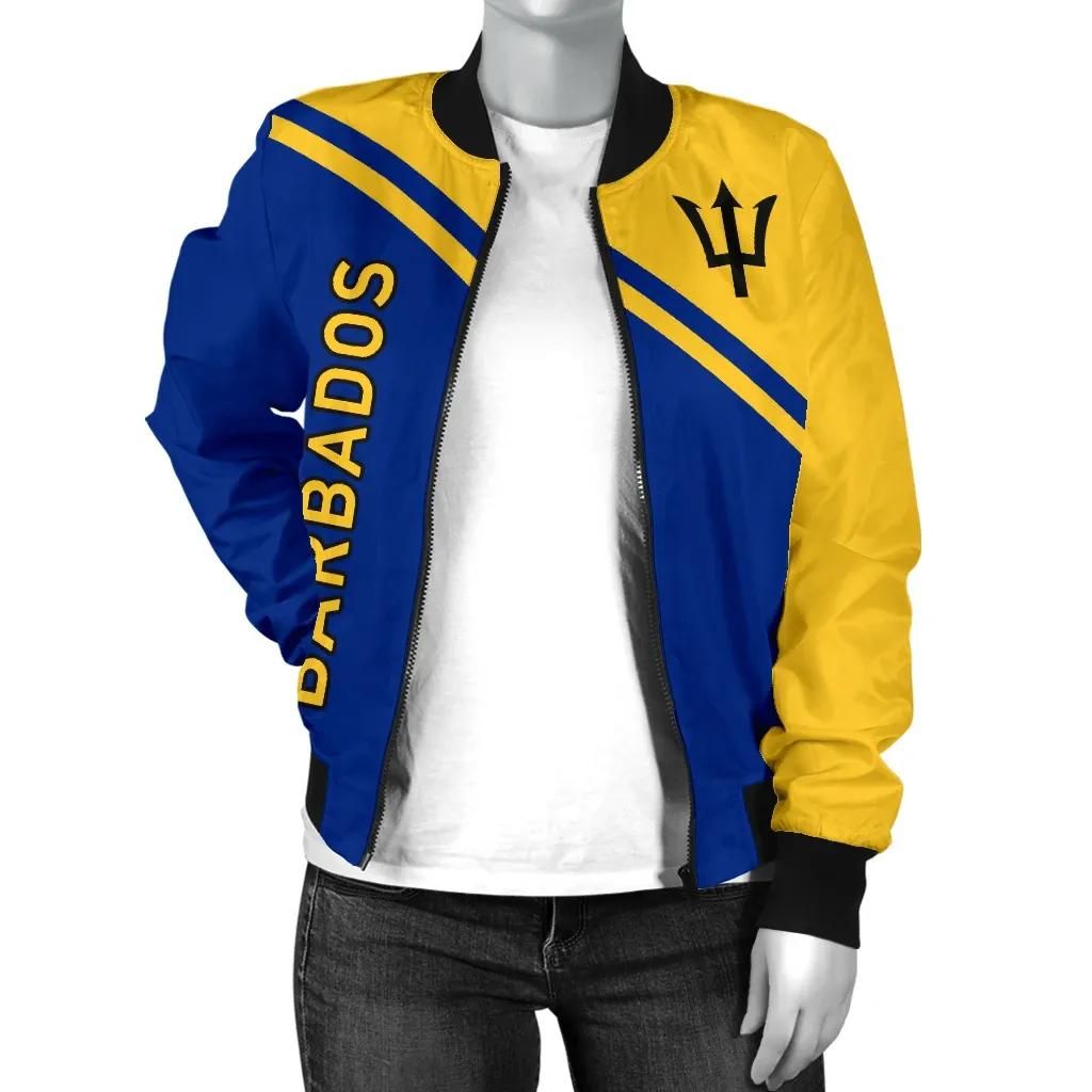 Barbados-Womens-Bomber-Jacket-Curve-Version-BN01-Bomber-Jacket-2