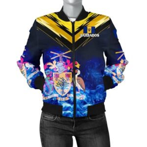 Barbados Women's Bomber Jacket - New Release A7 Bomber Jacket