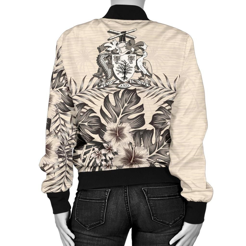 Barbados-Womens-Bomber-Jacket-The-Beige-Hibiscus-A7-Bomber-Jacket-1