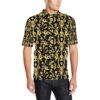 Baroque Golden Pattern Print Design 04 Men Polo Shirt