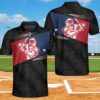 Baseball With Little Heart Polo Shirt #Kv