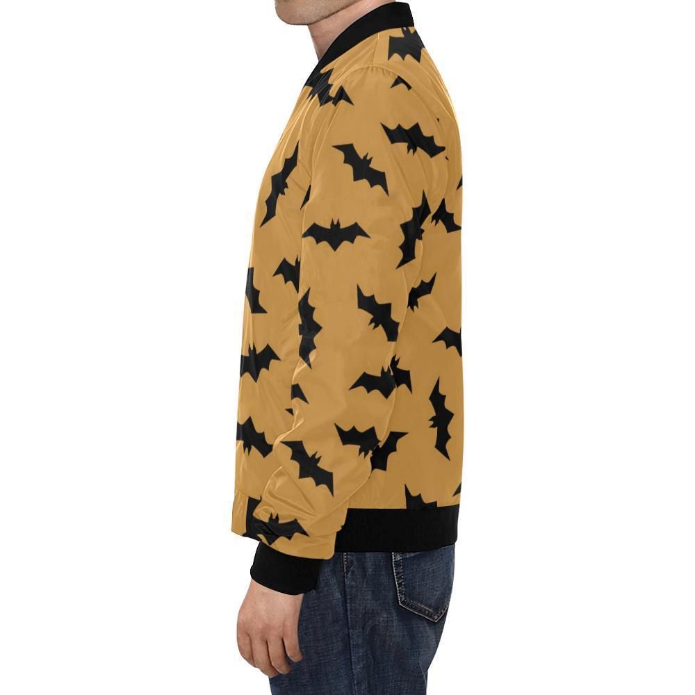 Bat-Halloween-Pattern-Print-Mens-Bomber-Jacket-1