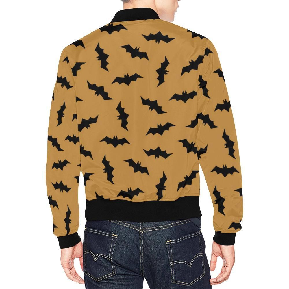 Bat-Halloween-Pattern-Print-Mens-Bomber-Jacket-2