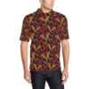 Bat Pattern Print Design 01 Men Polo Shirt