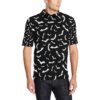 Bat Pattern Print Design 05 Men Polo Shirt