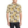 Bear Patchworkpattern Print Design 01 Men Polo Shirt