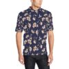 Beautiful Floral Pattern Men Polo Shirt