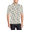 Bee Pattern Print Design 02 Men Polo Shirt