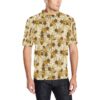 Bee Pattern Print Design Bee05 Men Polo Shirt