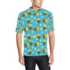 Bee Pattern Print Design Bee06 Men Polo Shirt