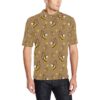 Bee Pattern Print Design Bee09 Men Polo Shirt