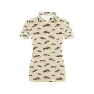 Bee Print Design Lks306 Women'S Polo Shirt