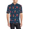 Beer Pong Pattern Print Design 01 Men Polo Shirt