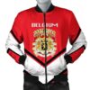 Belgium Coat Of Arms Men Bomber Jacket Lucian Style J5W Bomber Jacket