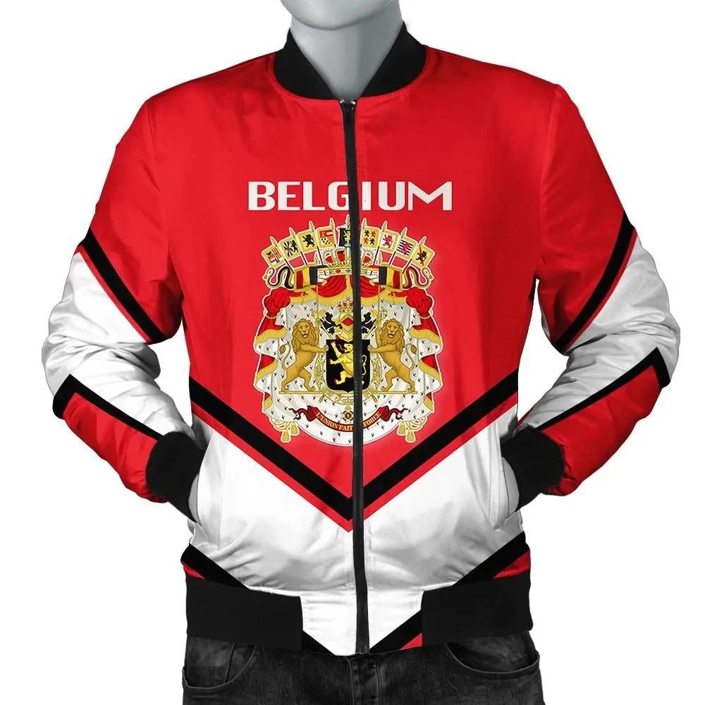 Belgium Coat Of Arms Men Bomber Jacket Lucian Style J5W Bomber Jacket Belgium Coat Of Arms Men Bomber Jacket Lucian Style J5W Bomber Jacket