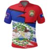 Belize Polo Shirt - Coat of Arms of Belize Flag A25