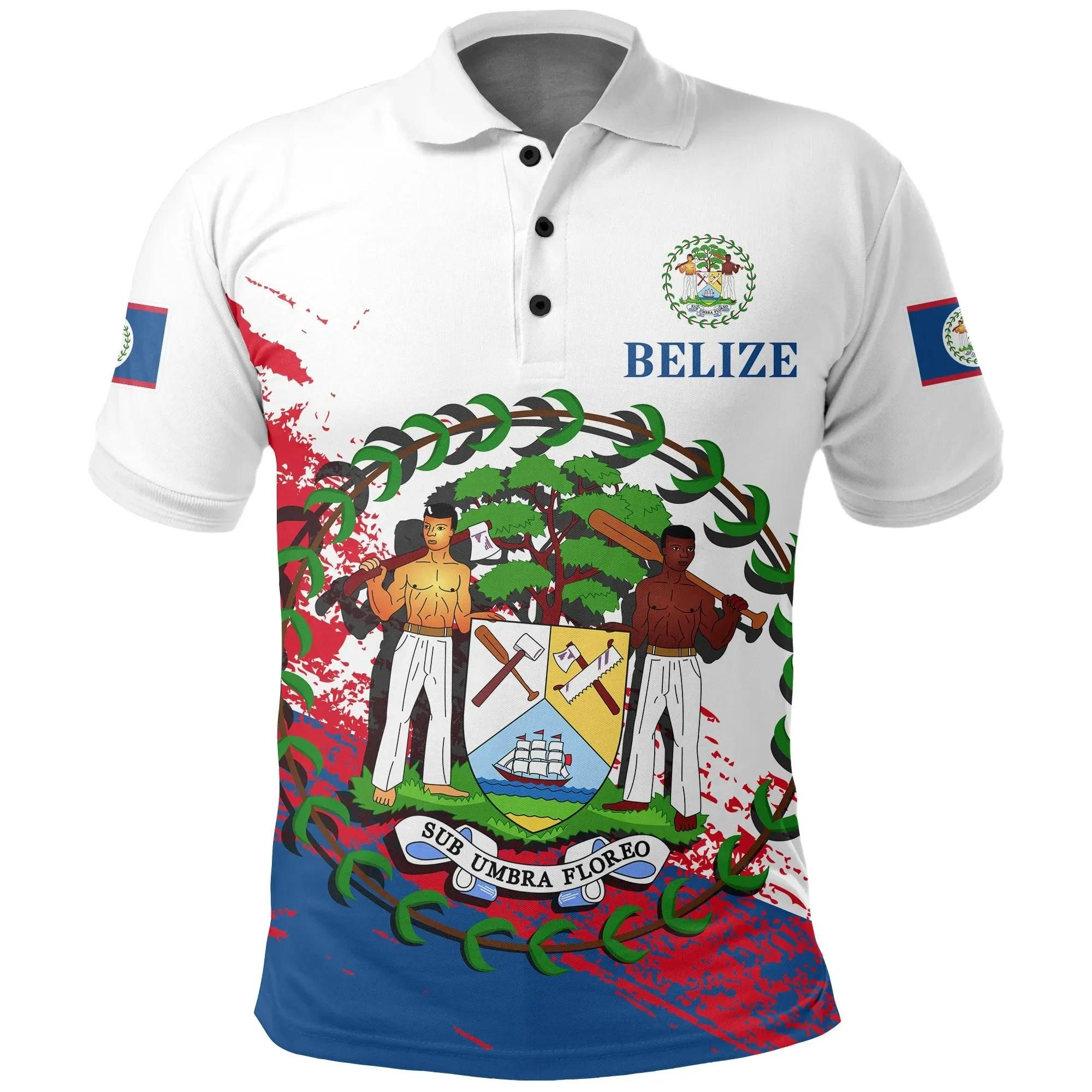 Belize Special Polo Shirt - White A7 Belize Special Polo Shirt - White A7