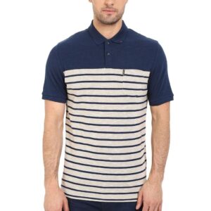 Ben Sherman - Slub Breton Striped Mens Polo Shirt