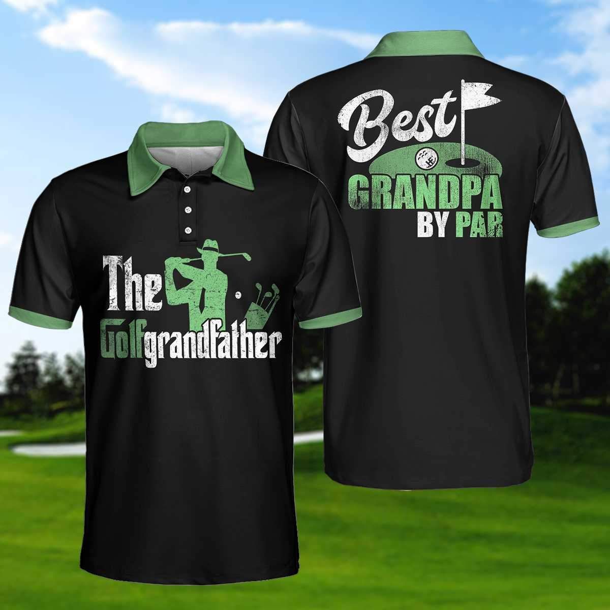 Best Grandpa By Par Golf Polo Shirt Best Grandpa By Par Golf Polo Shirt