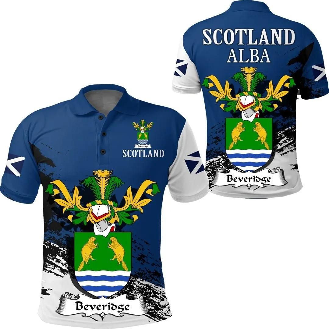Beveridge II Scottish Family Crest Scotland Special Polo Shirt - Golf Shirt A7 Beveridge II Scottish Family Crest Scotland Special Polo Shirt - Golf Shirt A7