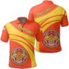 Bhutan Coat Of Arms Polo Shirt Cricket Style J5W